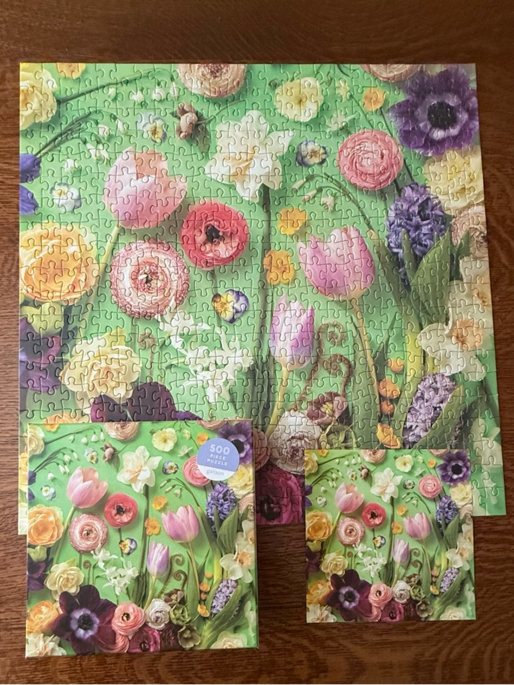 Galison Springtime Petals Complete - 500 Piece Puzzle by Julie Seabrook Ream